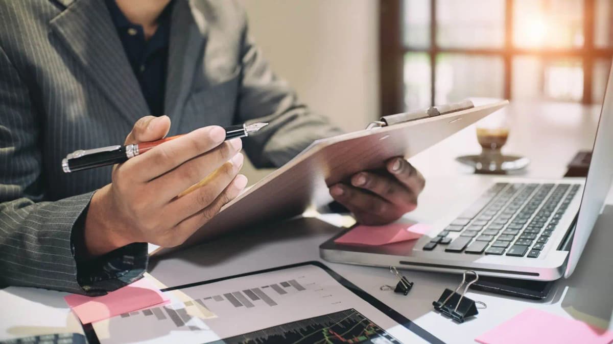 Tax advisor supporting a client with HMRC tax return and compliance check in Edinburgh